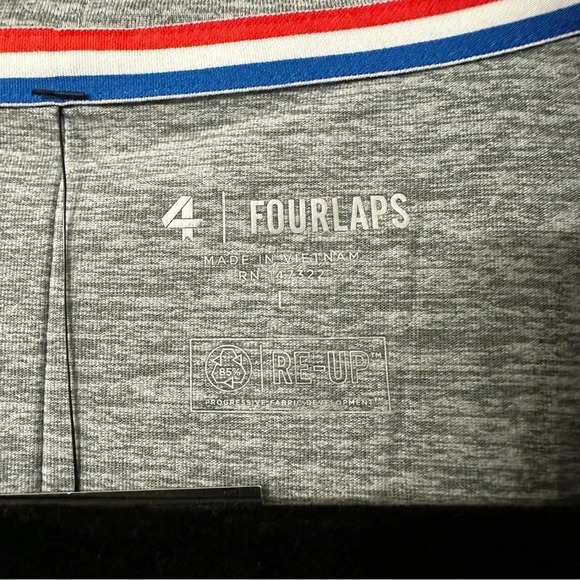 Fourlaps Stratus Wrap Grey Heather Women's Tie Front Robe/Cardigan Size L NWT - Picture 6 of 10